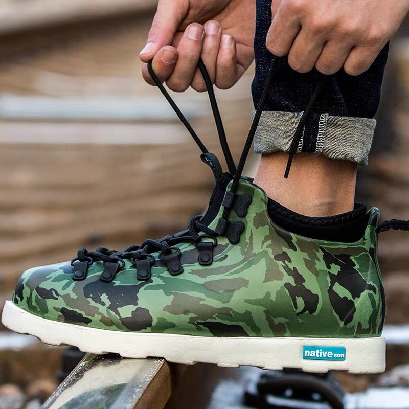Туристически обувки Camouflage Green ** SALE 24 **-Мъжки туристически обувки Camouflage Green-Thedresscode