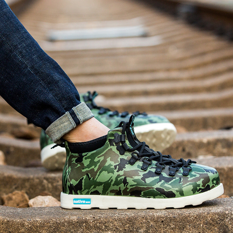 Туристически обувки Camouflage Green ** SALE 24 **-Мъжки туристически обувки Camouflage Green-Thedresscode