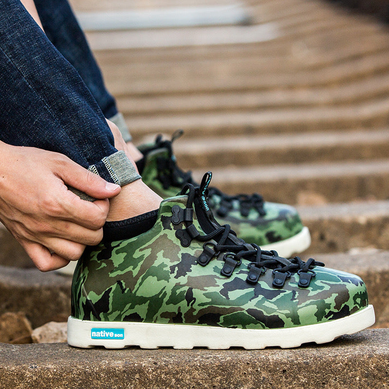 Туристически обувки Camouflage Green ** SALE 24 **-Мъжки туристически обувки Camouflage Green-Thedresscode