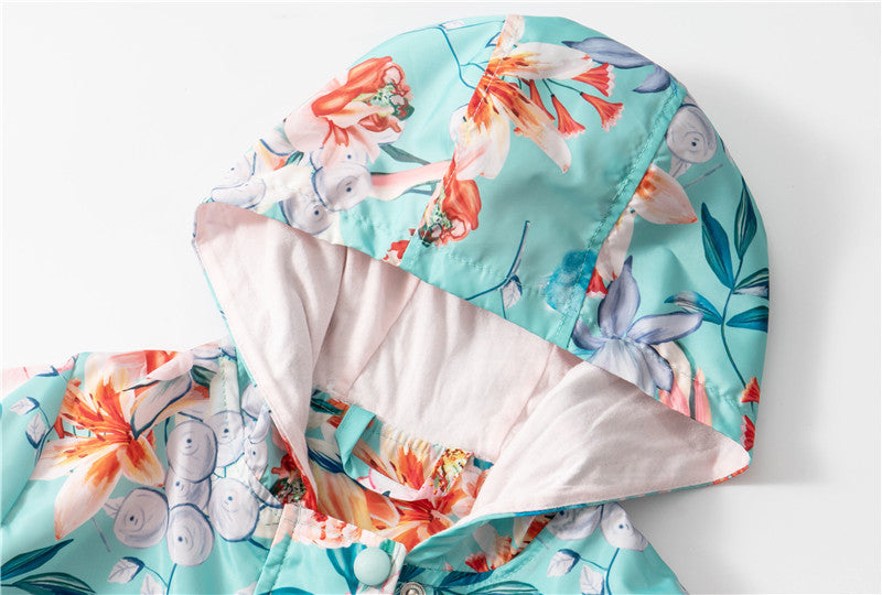 Детско преходно яке - Flowers-SALE-Детско яке - leaves-Thedresscode