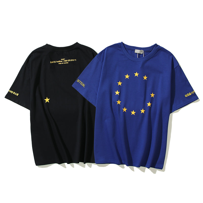 Мъжка тениска SOUVENIR OFFICIAL EUNIFY-Мъжка тениска с ципове - UXN STUDIO-Thedresscode