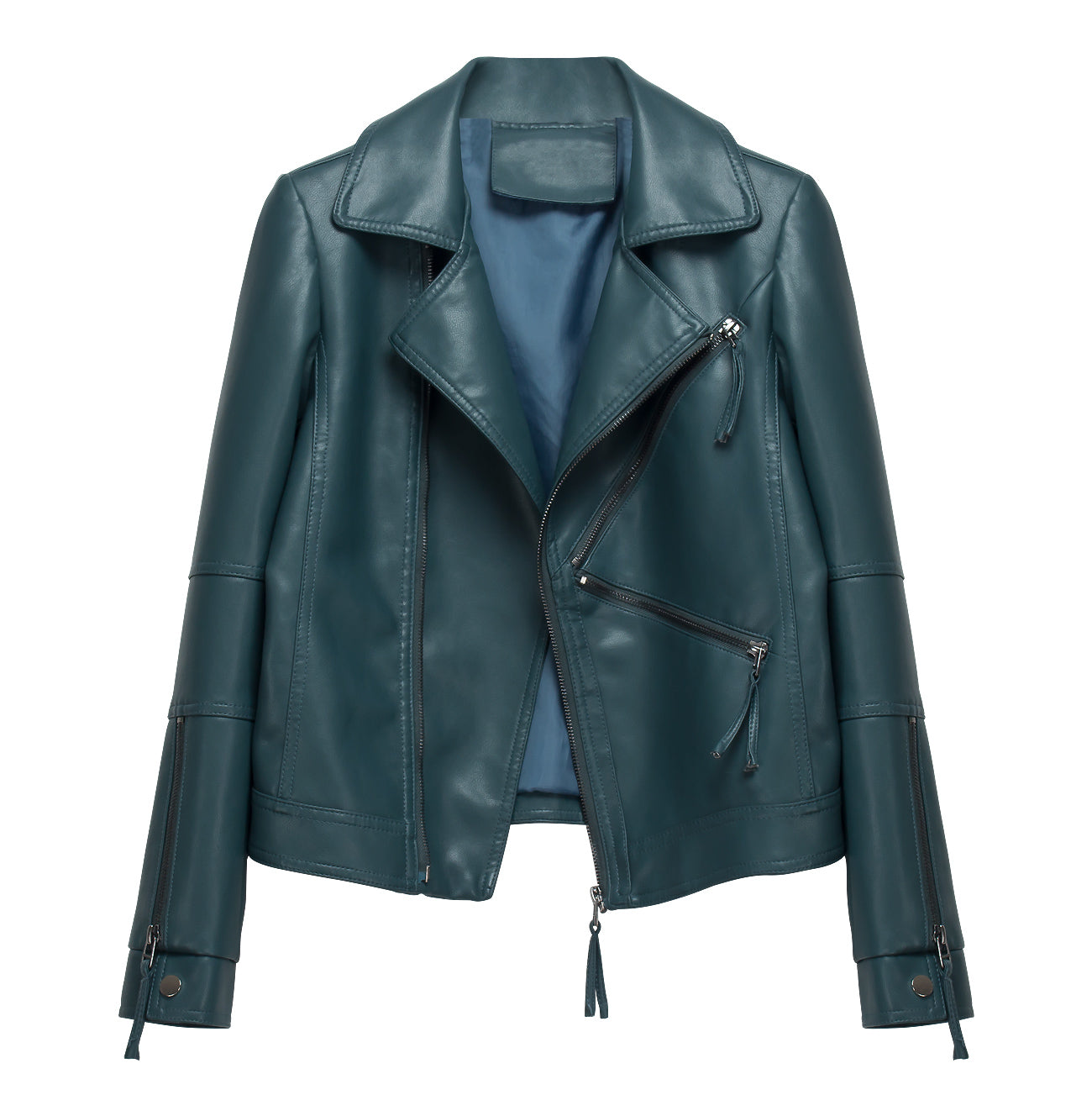 Дамско кожено яке Green Stone ** SALE **-Thedresscode