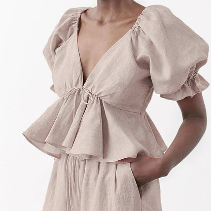 Дамски сет - Chic of Work-Shirts & Tops-Thedresscode