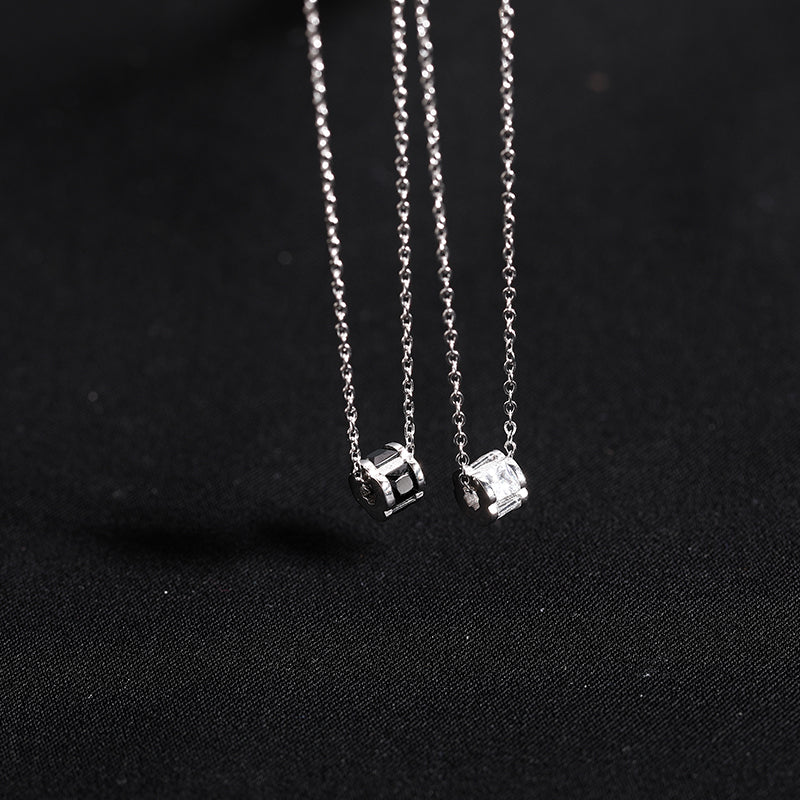 Дамско елегантно колие с камък - CrystalMood FW 2026-Дамско елегантно колие с камък - CrystalMood-Thedresscode