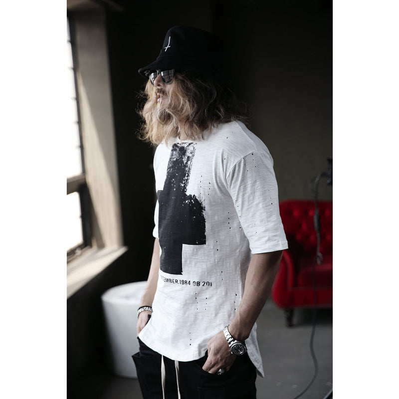Мъжка тениска Cross FW 2026-T-SHIRTS-Thedresscode