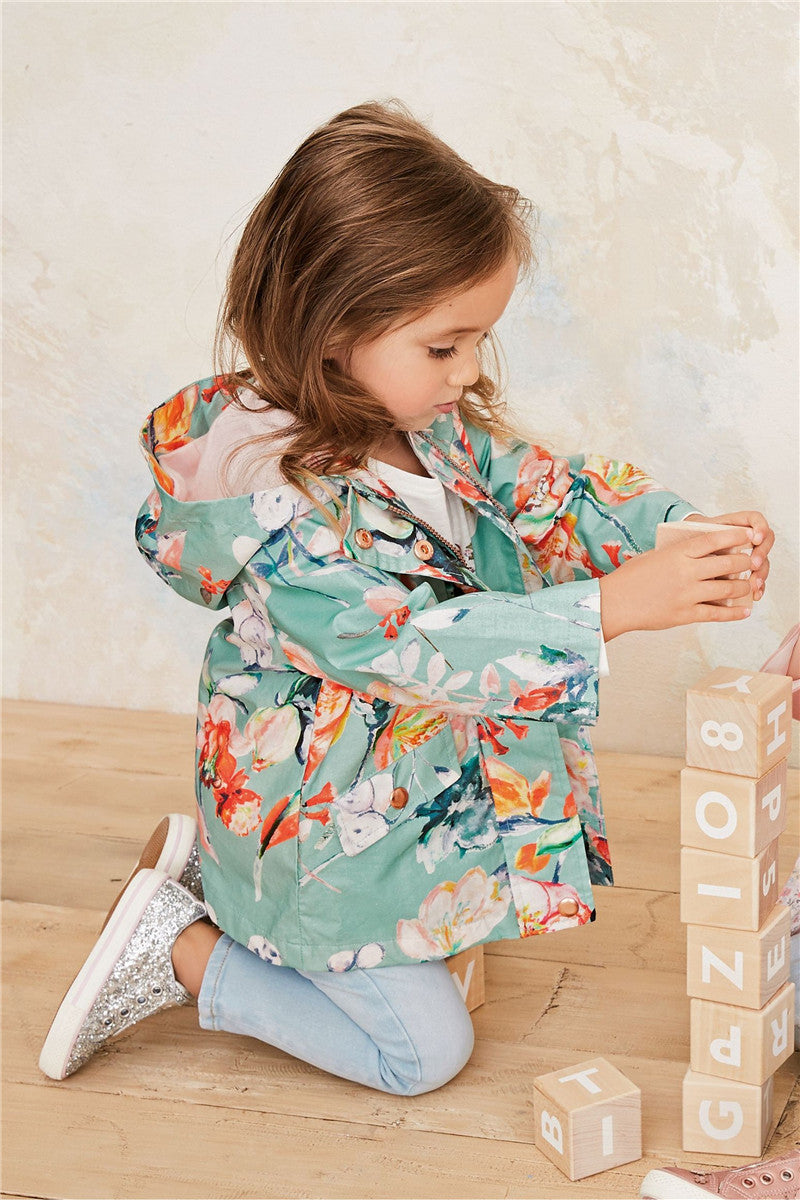 Детско преходно яке - Flowers-SALE-Детско яке - leaves-Thedresscode