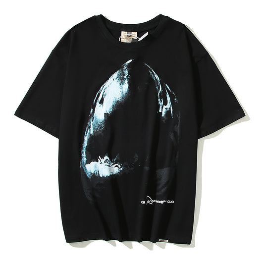 Мъжка тениска с акула - Shark Attack-Shirts & Tops-Thedresscode