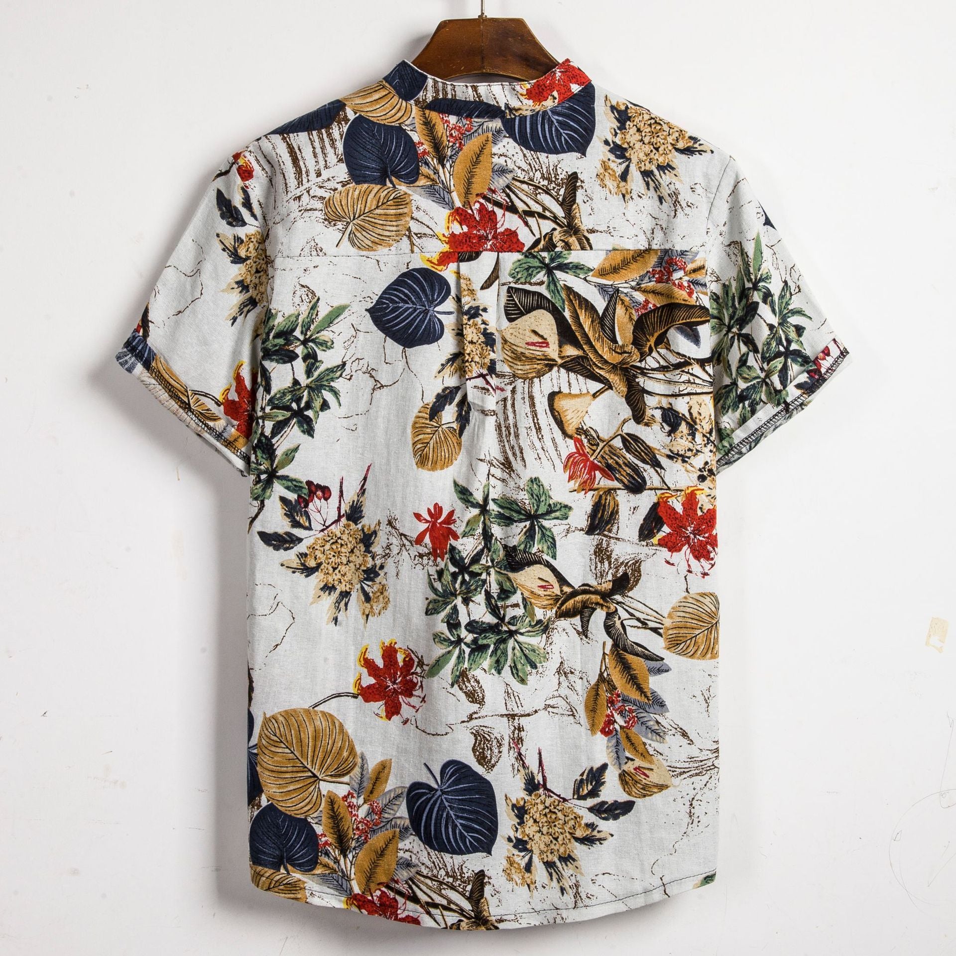 Мъжка риза Hawaiian Leaves-Shirts & Tops-Thedresscode