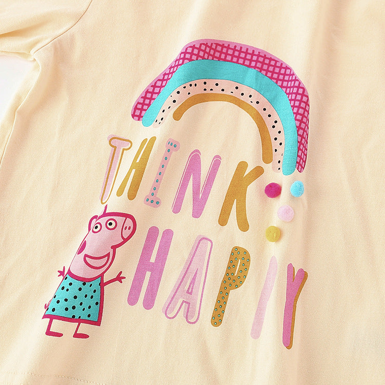 Детска блуза -Peppa Pig Think Happy-Детска блуза -Peppa Pig Think Happy-Thedresscode