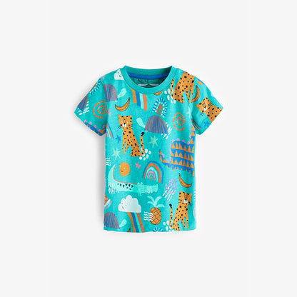 Детска тениска Tiger and Rainbow-T-SHIRTS-Thedresscode