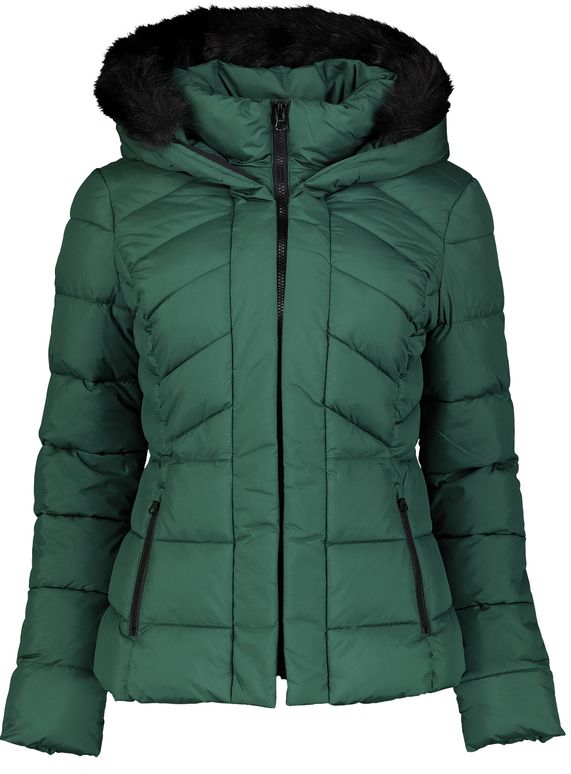 Дамско зимно яке- Green Padded Hood-Дамско яке- Green Padded Hood-Thedresscode