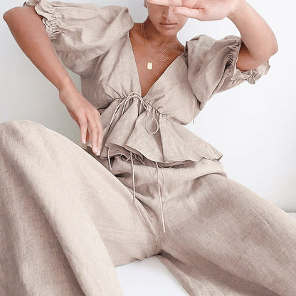 Дамски сет - Chic of Work-Shirts & Tops-Thedresscode