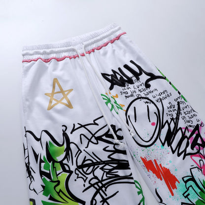 Дамски спортерен панталон - Graffiti **Collection 2022**-Дамски спортерен панталон - Graffiti **Collection 2022**-Thedresscode