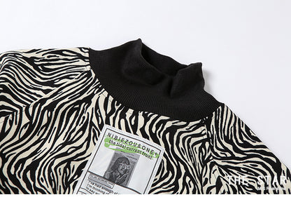 Дамски пуловер - Zebra **SALE 24**-Thedresscode