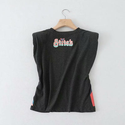 Дамска тениска - Bana stitch-Дамска тениска - Bana stitch-Thedresscode