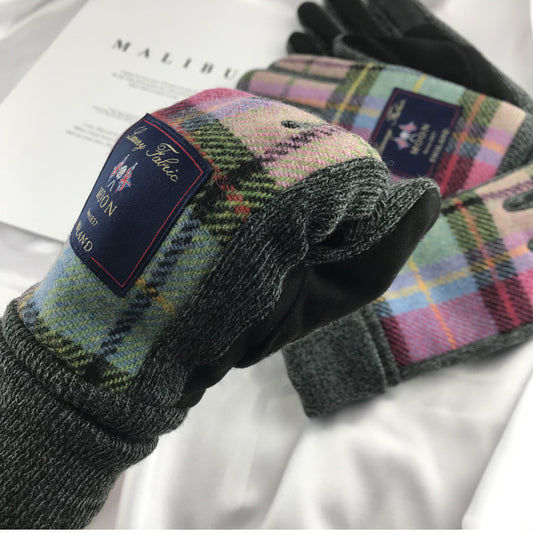 Дамски зимни ръкавици MOON by harris tweed-Thedresscode
