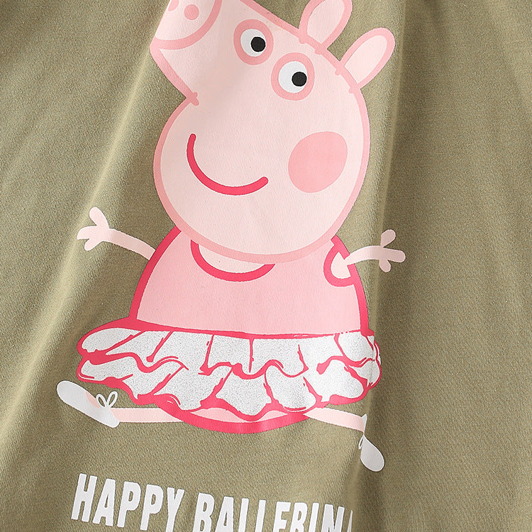 Детска блуза с дълъг ръкав - Peppa Pig Ballerina ** Collection 2022**-Детска блуза с дълъг ръкав - Peppa Pig Ballerina ** Collection 2022**-Thedresscode