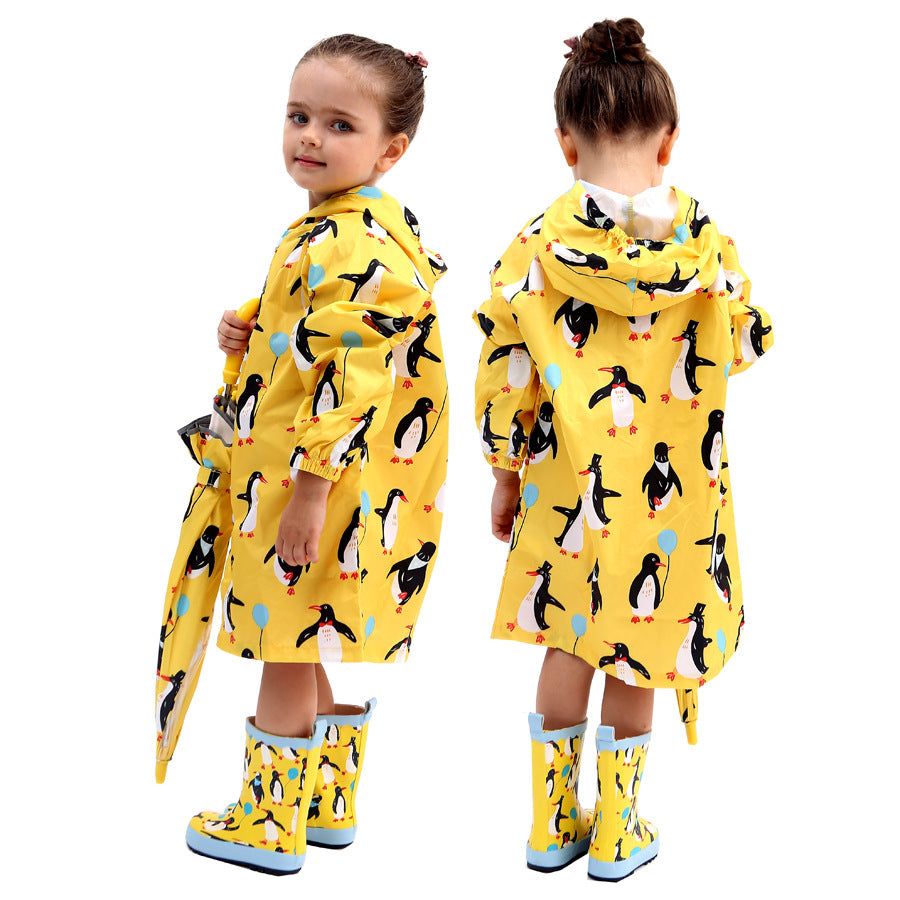 Детско яке дъждобран Penguins-Детско яке дъждобран Penguins-Thedresscode