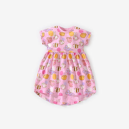 Детска рокля Pink Peppa Pig-Детска рокля Pink Peppa Pig-Thedresscode