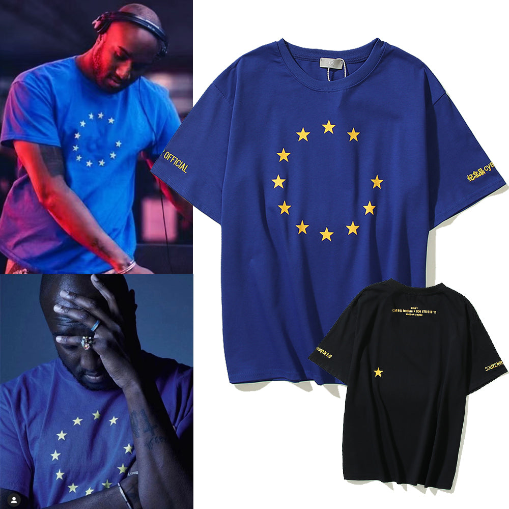 Мъжка тениска SOUVENIR OFFICIAL EUNIFY-Мъжка тениска с ципове - UXN STUDIO-Thedresscode