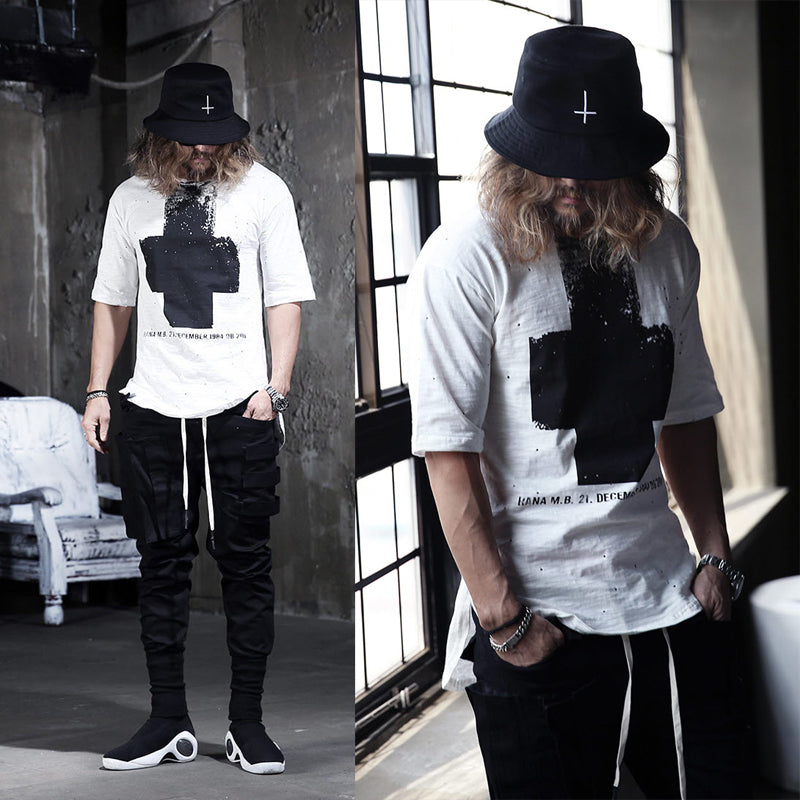 Мъжка тениска Cross FW 2026-T-SHIRTS-Thedresscode