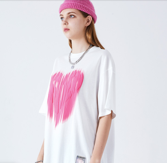 Дамска широка тениска - Love-Дамска широка тениска - Love-Thedresscode