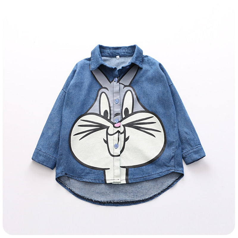 Детска дънкова риза - Bugs Bunny-Детска дънкова риза - Bugs Bunny-Thedresscode