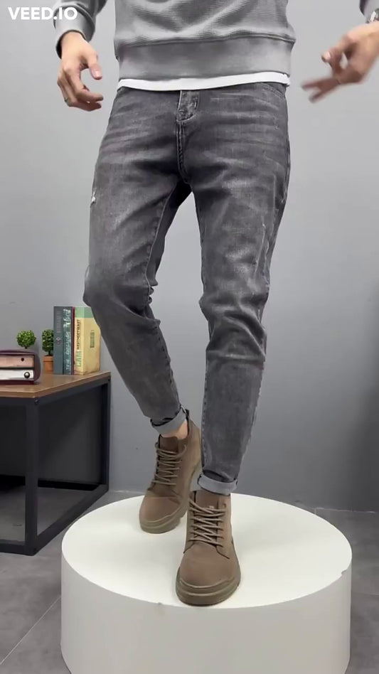 Men's stretch jeans Rider Gray