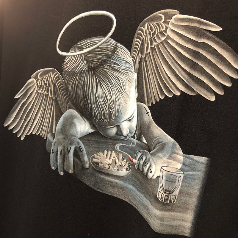 Мъжка тениска - Angel's-SALE-Мъжка тениска baby angel-Thedresscode