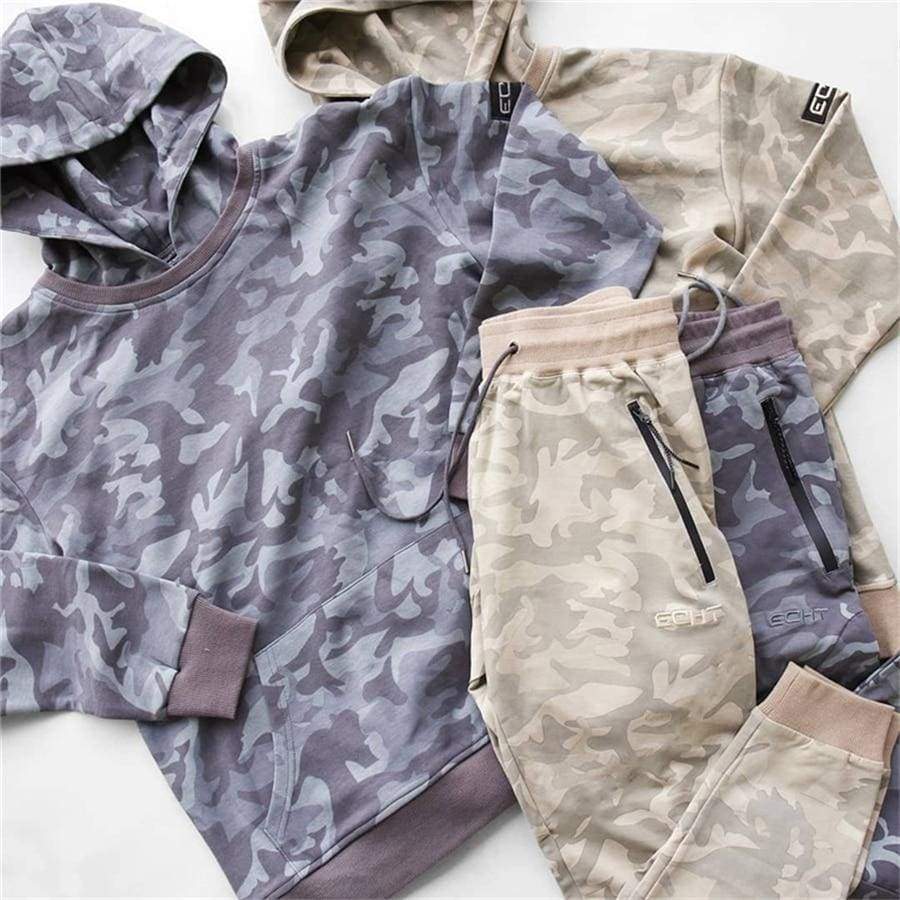 Мъжки спортен сет - Camouflage Sportsuits-мъжки камуфлажен сет-Thedresscode