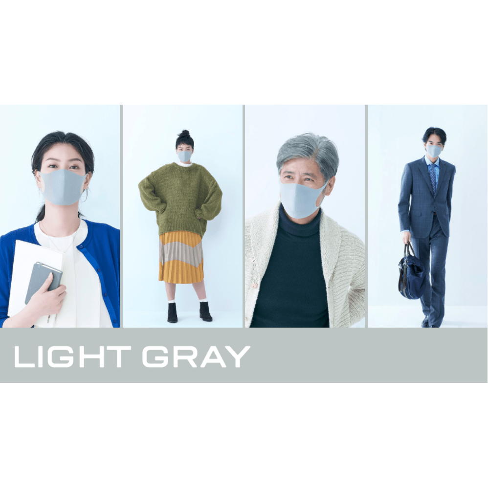 Комплект маски- Light-Grey (СВЕТЛО СИВ)-Унисекс маска за многократна употреба-Thedresscode