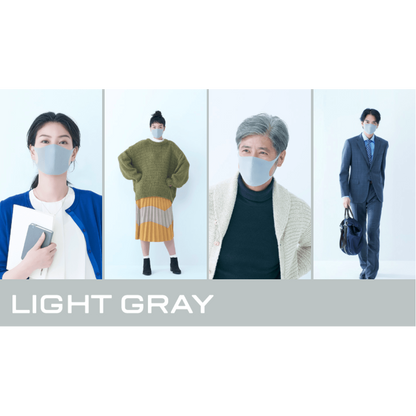 Комплект маски- Light-Grey (СВЕТЛО СИВ)-Унисекс маска за многократна употреба-Thedresscode