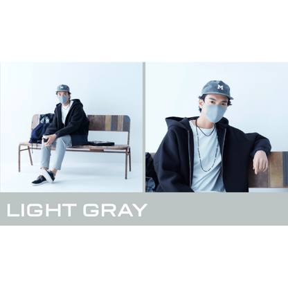 Комплект маски- Light-Grey (СВЕТЛО СИВ)-Унисекс маска за многократна употреба-Thedresscode