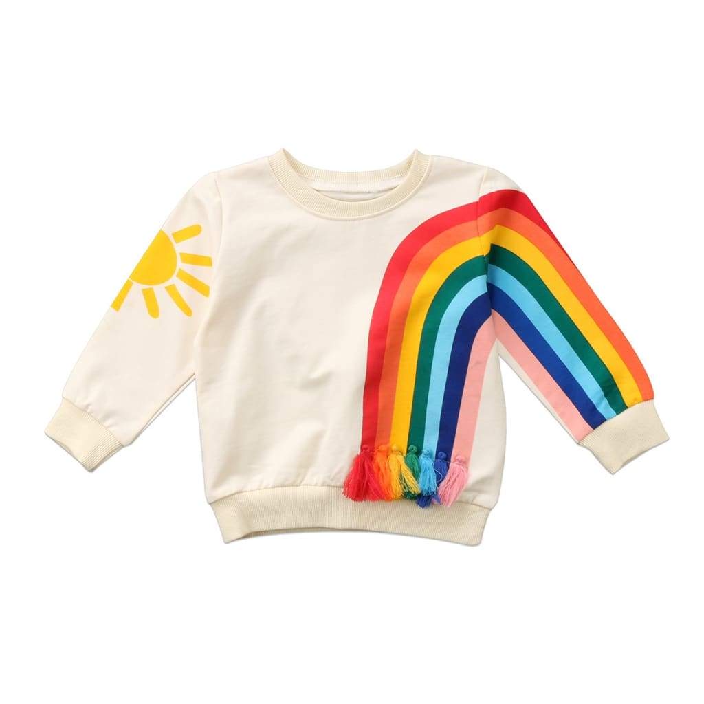 Детска блуза с дълъг ръкав - rainbow ** SALE **-Thedresscode