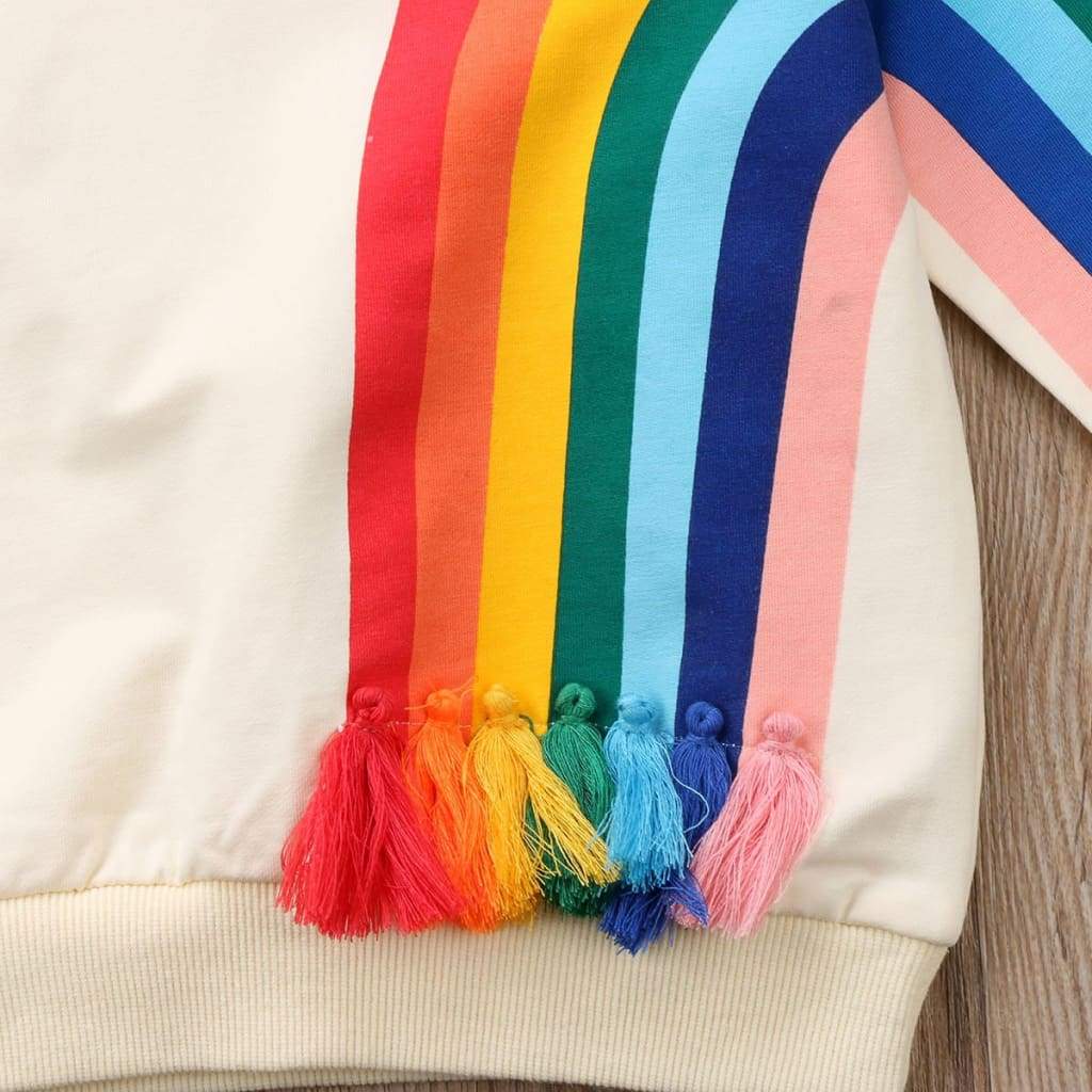 Детска блуза с дълъг ръкав - rainbow ** SALE **-Thedresscode
