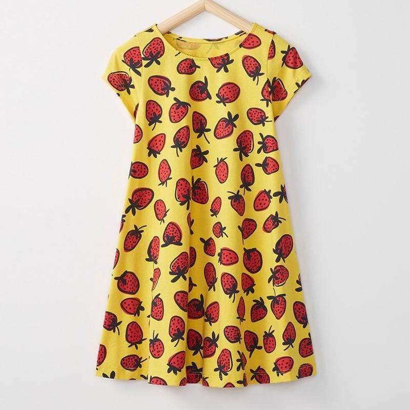 Детска рокля - Strawberries ** SALE 24 **-Детска рокля - Strawberries-Thedresscode